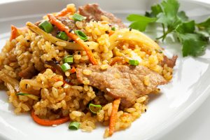 Receta: Arroz frito rápido con carne