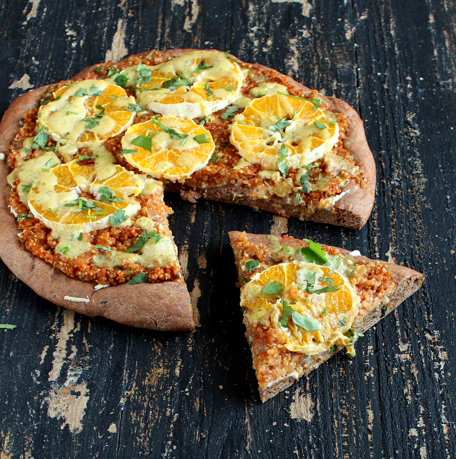 Vegan Richa: Pizza de Sloppy Joes de quinoa con corteza de centeno