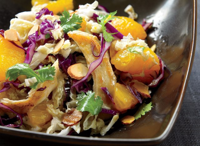 Ensalada china de pollo saludable
